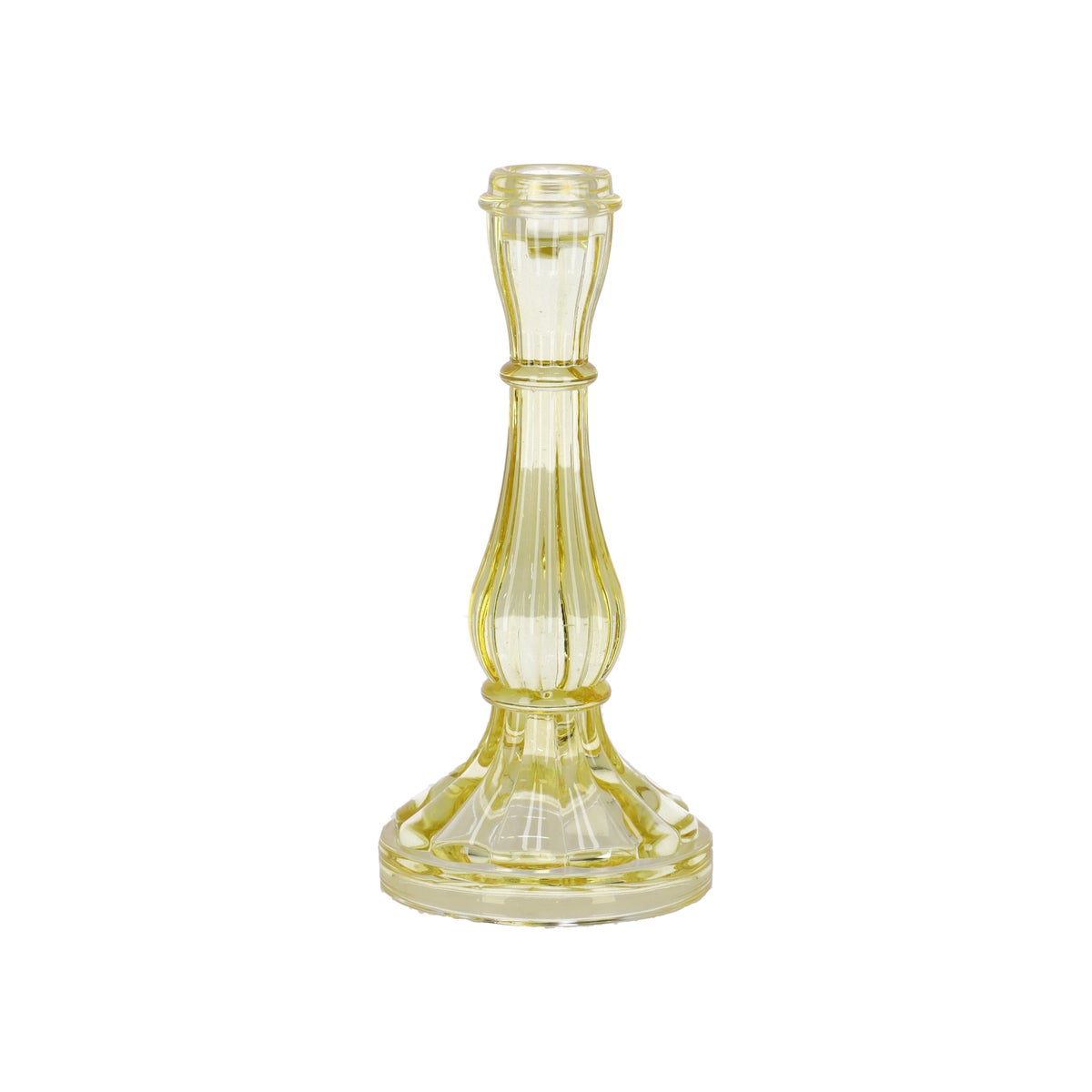 Glazen kandelaar 21 cm Glazen kandelaar 21 cm