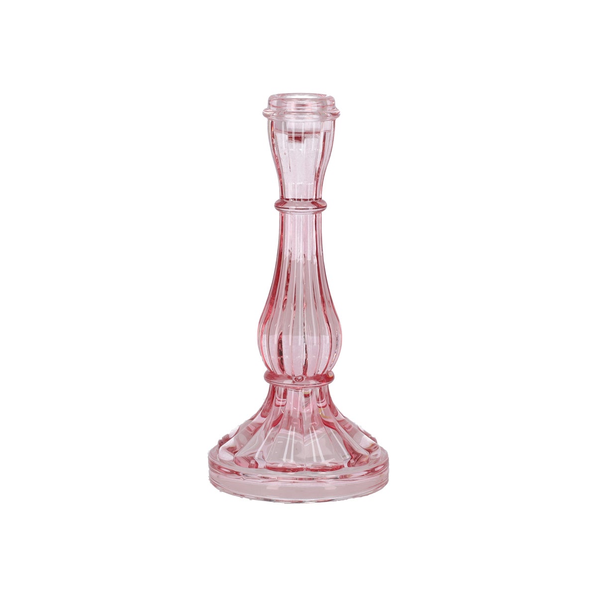 Glazen kandelaar 21 cm Glazen kandelaar 21 cm