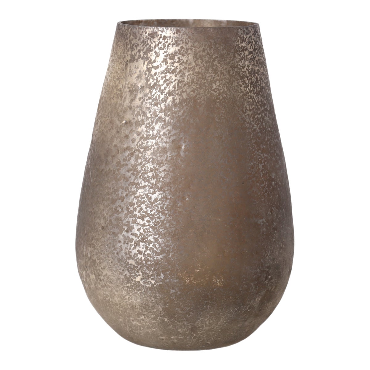 Vaas glas Prugny grijs 29cm Vaas glas Prugny grijs 29cm