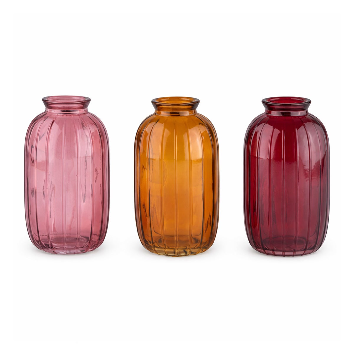 Vaas van glas Chicago 12 cm 3 assorti Vaas van glas Chicago 12 cm 3 assorti