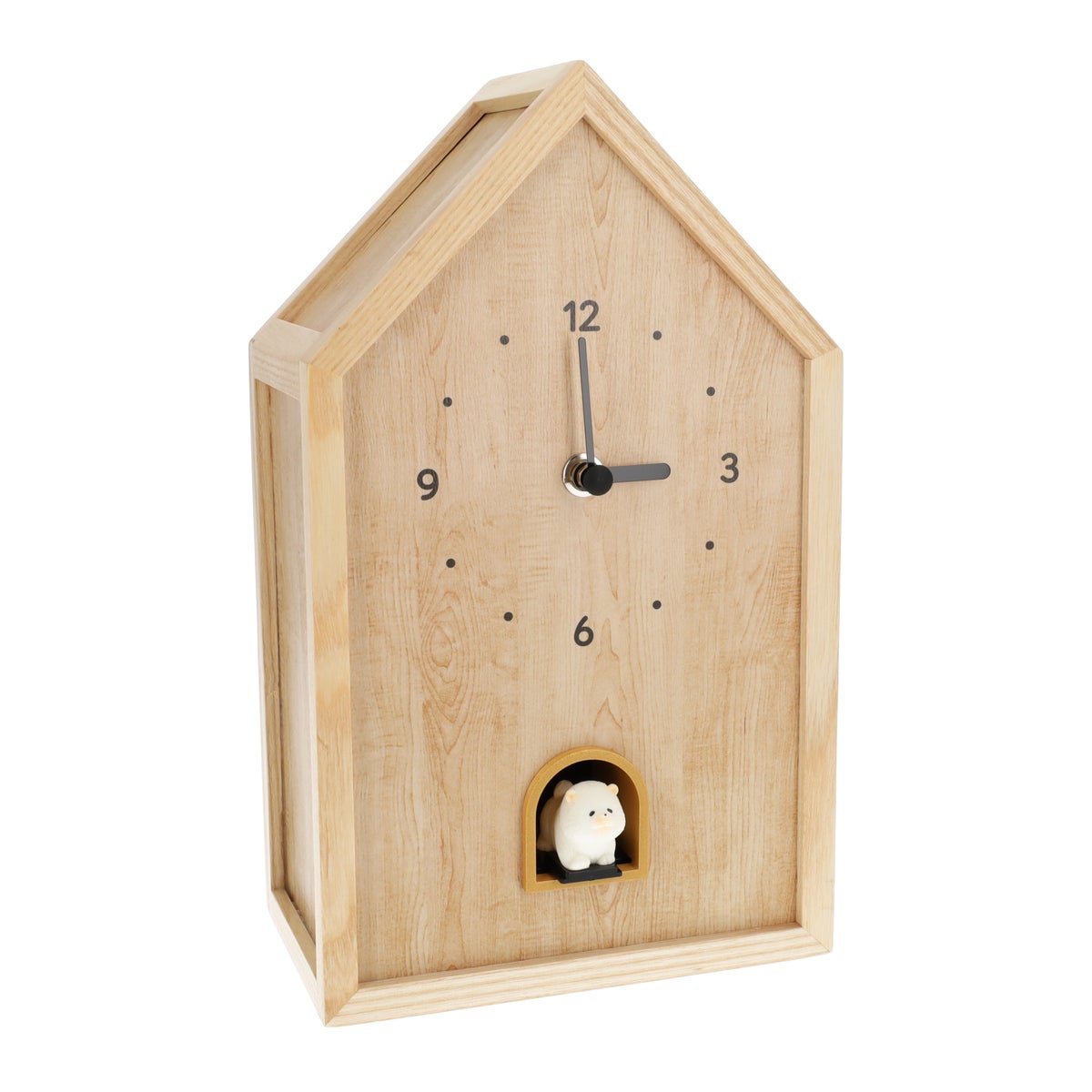Klok Woof wood finish 25 cm Klok Woof wood finish 25 cm
