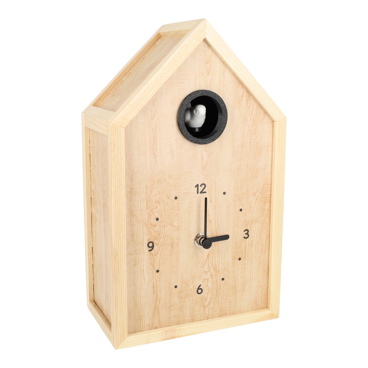 Klok Birdy wood finish 25 cm Klok Birdy wood finish 25 cm