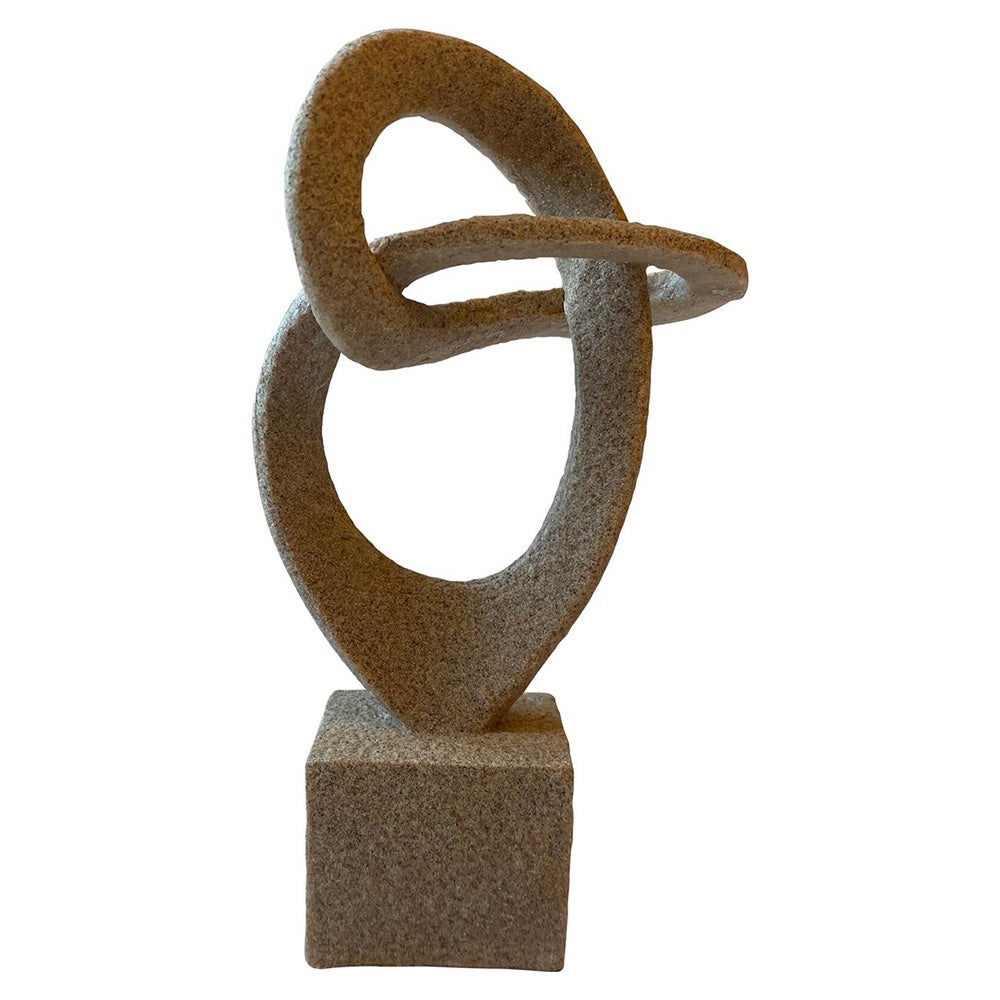 Beeld poly grijs 20 cm Beeld poly grijs 20 cm