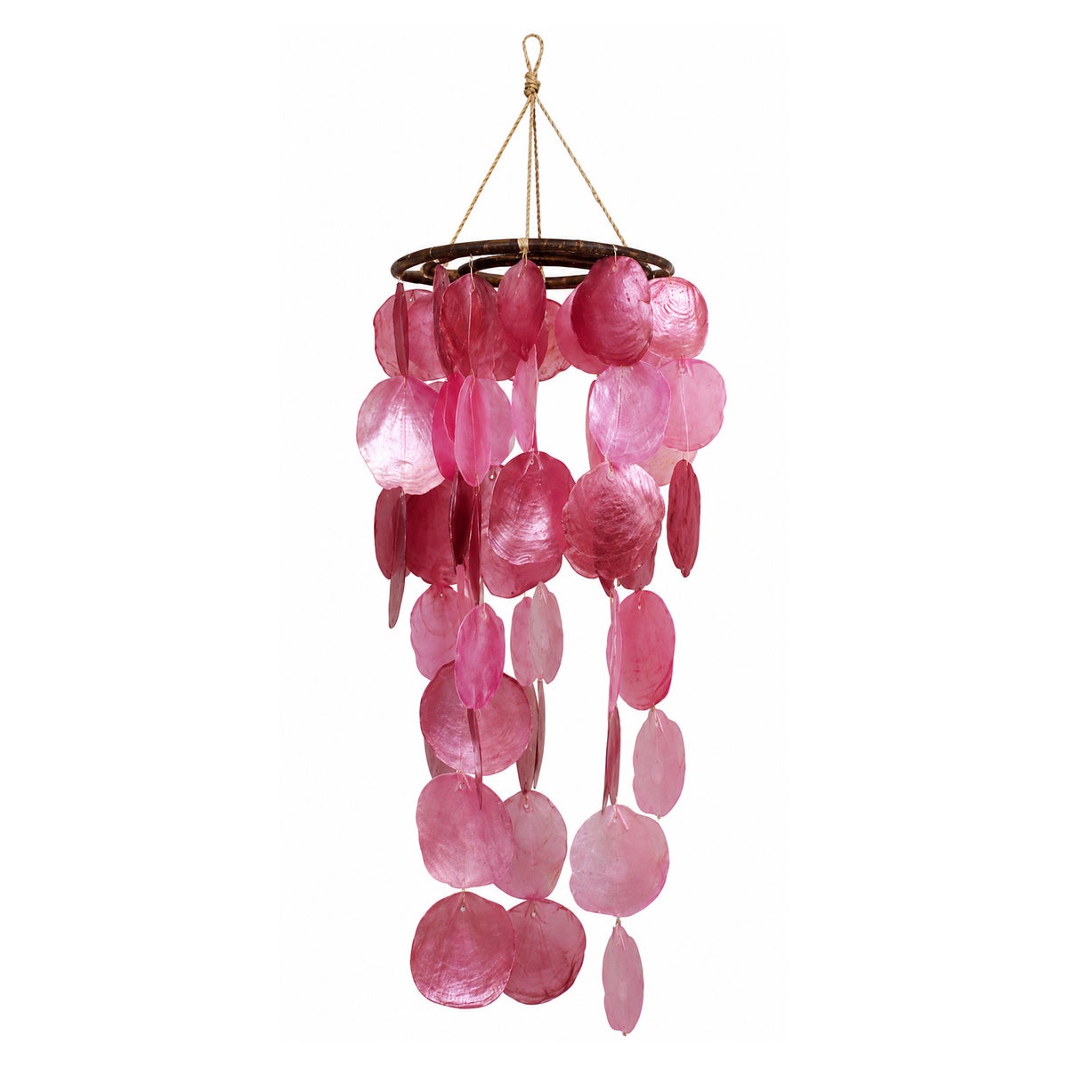 Hanger capiz roze 28 x 28 x 70 cm Hanger capiz roze 28 x 28 x 70 cm