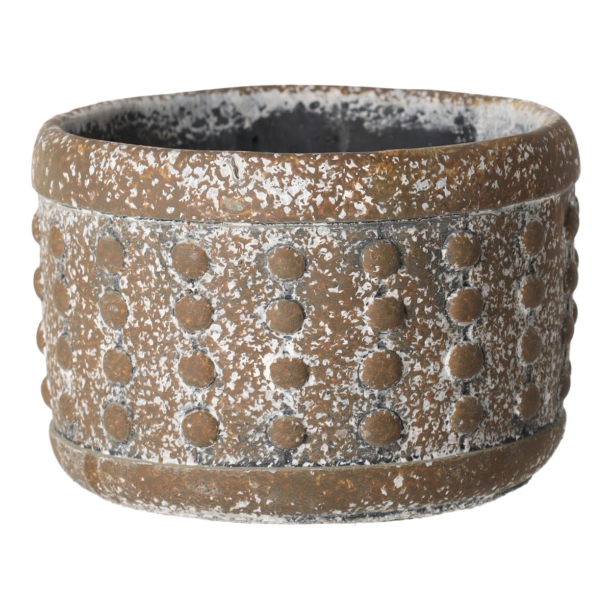 Pot Cyl Adana Dot Aged 15 cm Pot Cyl Adana Dot Aged 15 cm