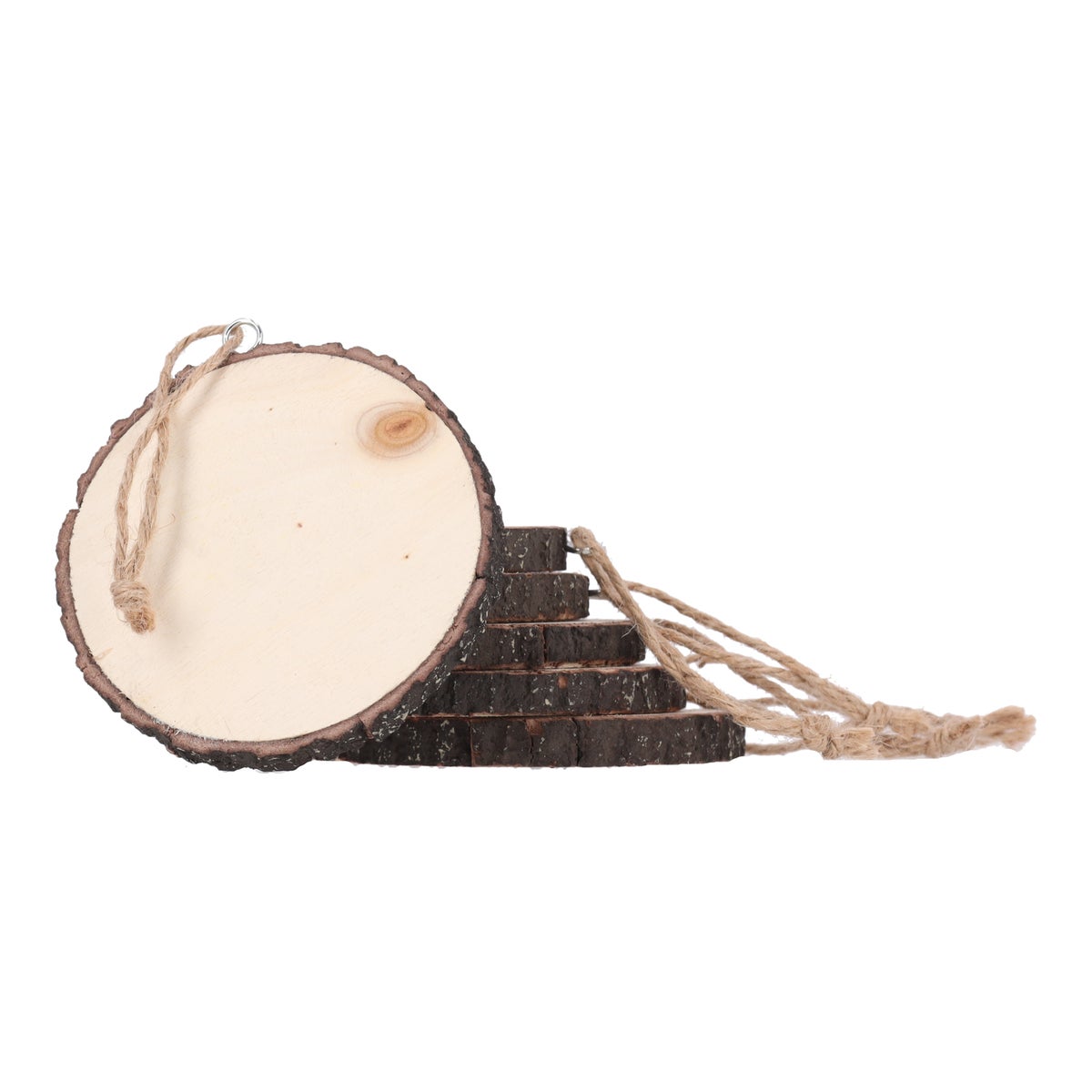 Hanger hout 6 stuks DIY 10 cm Hanger hout 6 stuks DIY 10 cm