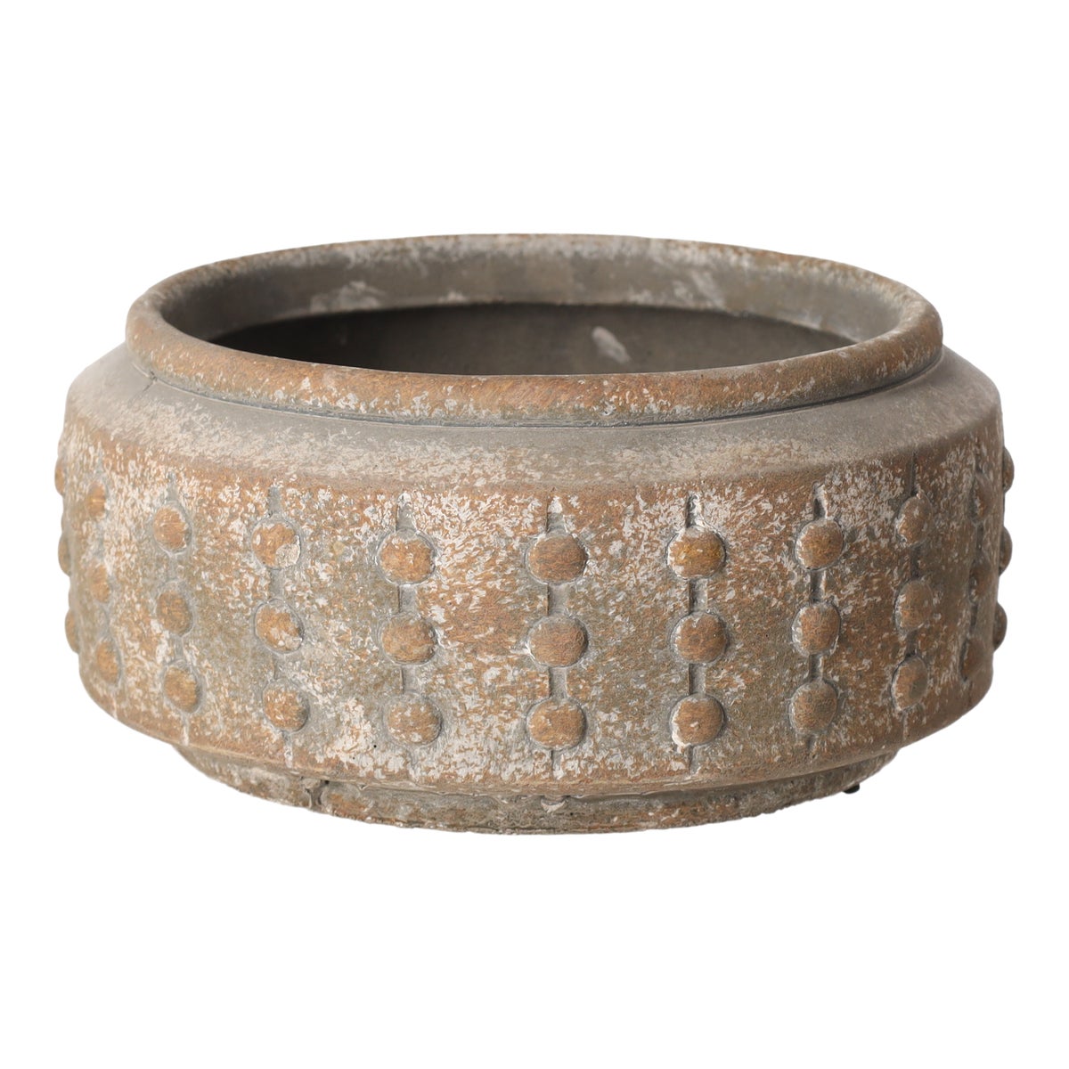 Pot Jar Low Adana Dot Aged 24cm Pot Jar Low Adana Dot Aged 24cm