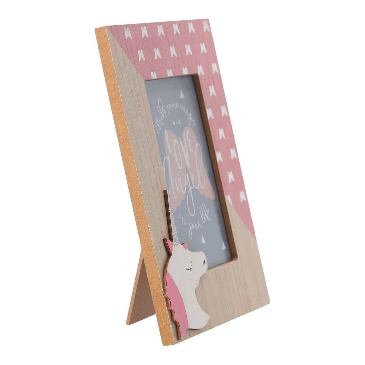 Kader hout eenhoorn 17 x 22 cm Kader hout eenhoorn 17 x 22 cm