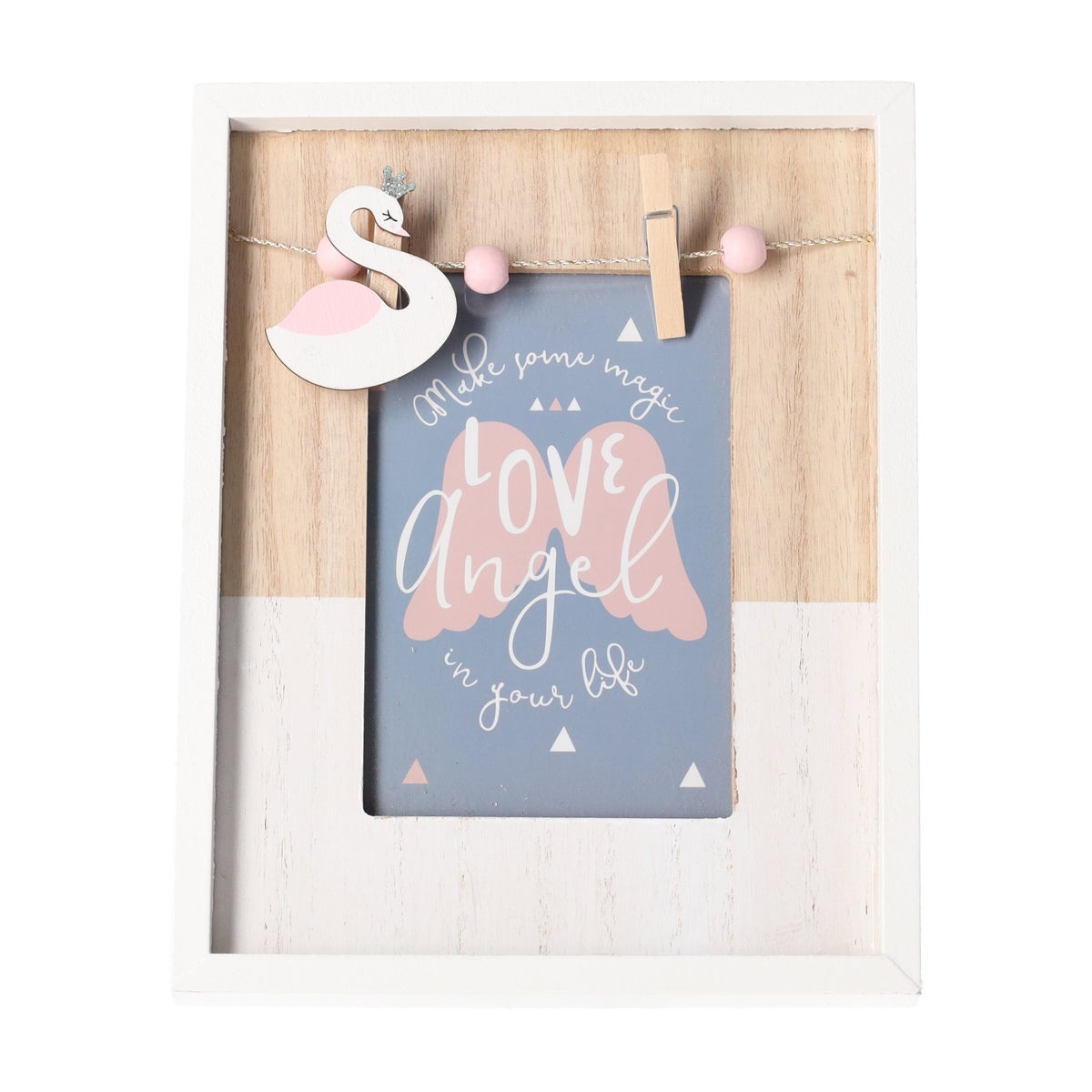 Kader hout eenhoorn 18 x 23 cm Kader hout eenhoorn 18 x 23 cm