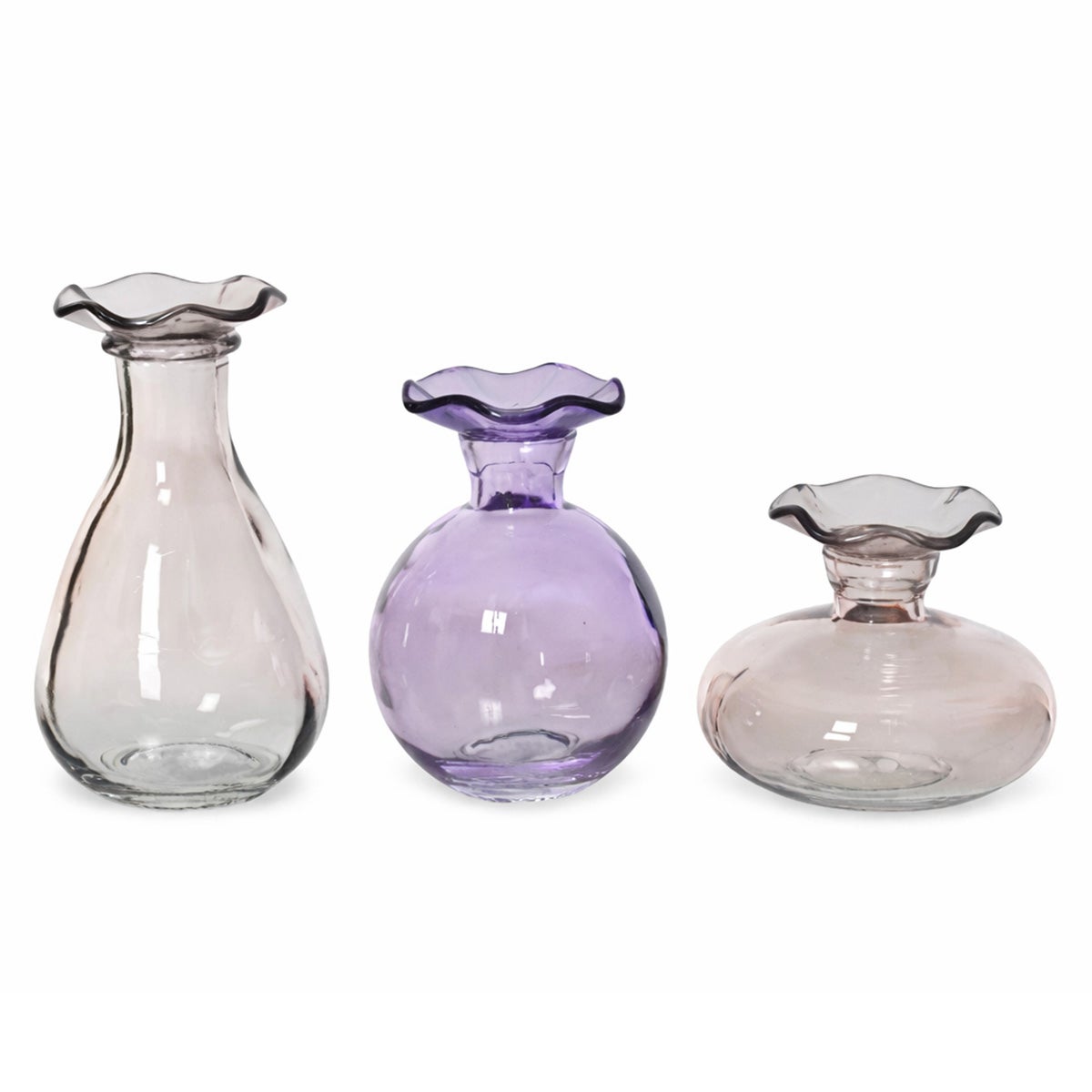 Vaas glas roze Vaas glas roze