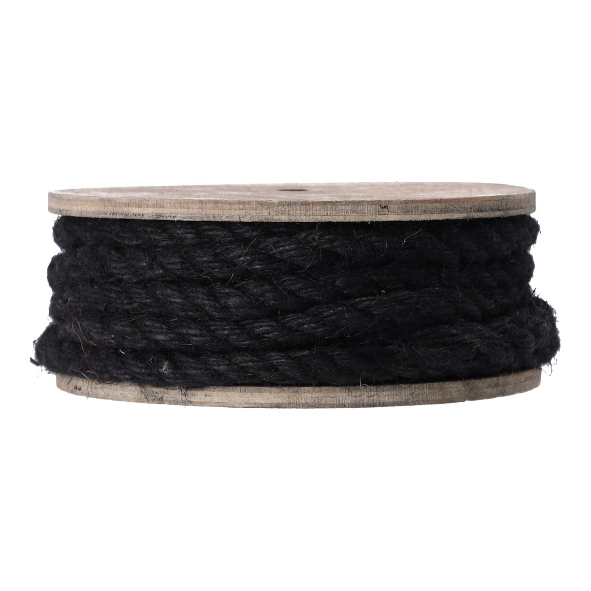Touw jute zwart 1x700cm spoel Touw jute zwart 1x700cm spoel
