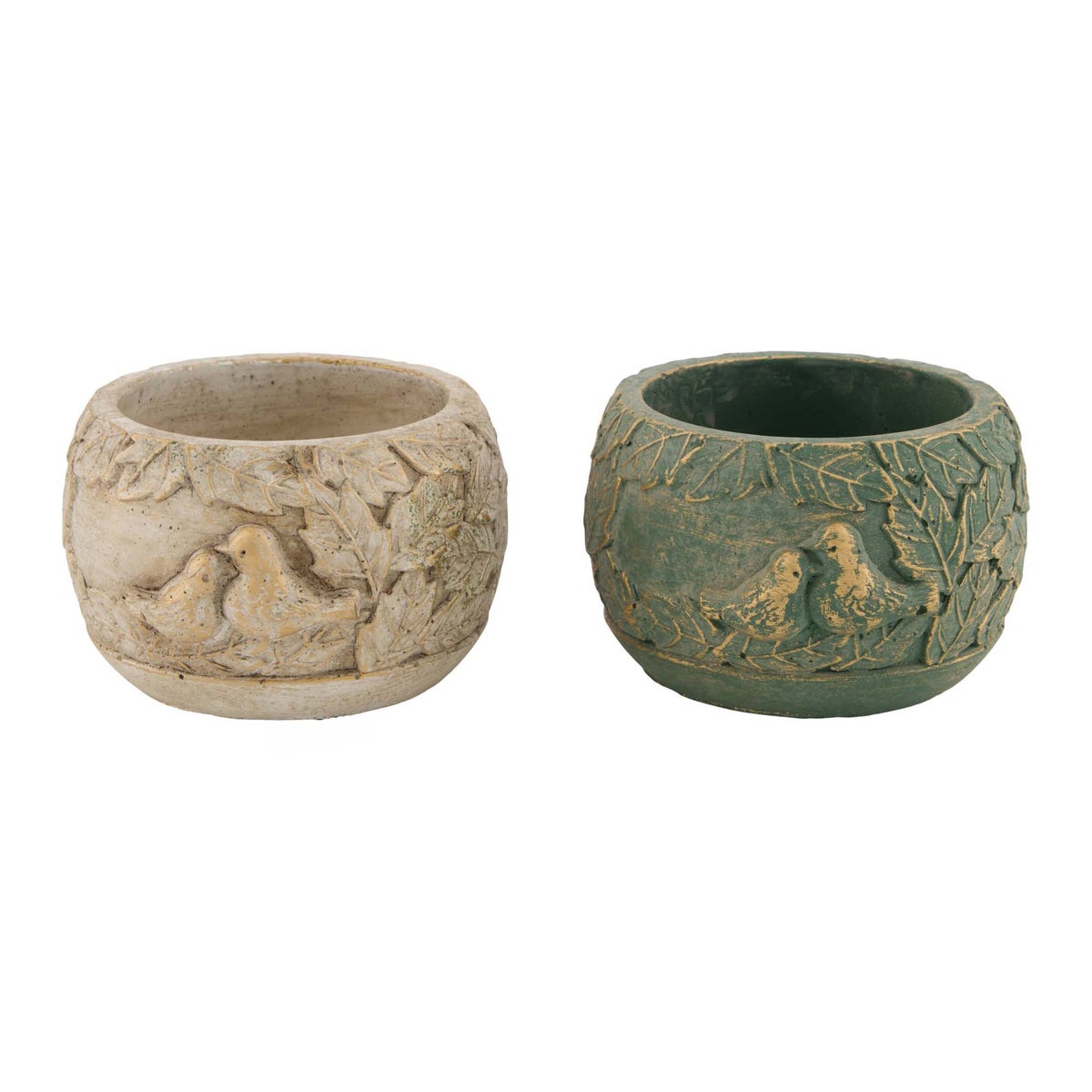 Pot cement vogel 12 x 7 cm Pot cement vogel 12 x 7 cm