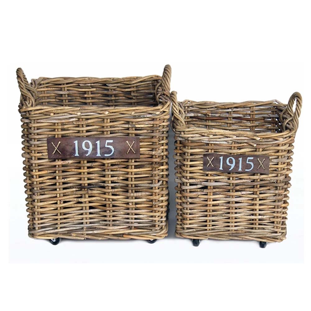 Bak rotan met wielen 50 x 50 cm Bak rotan met wielen 50 x 50 cm