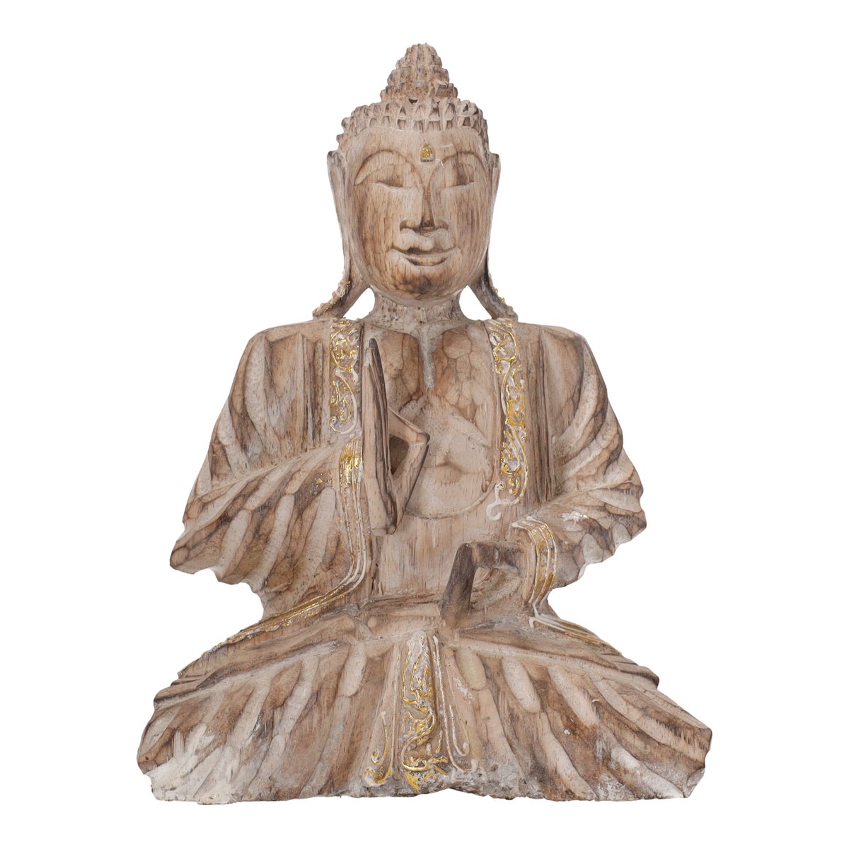 Buddha hout 19 x 10 x 24 cm Buddha hout 19 x 10 x 24 cm
