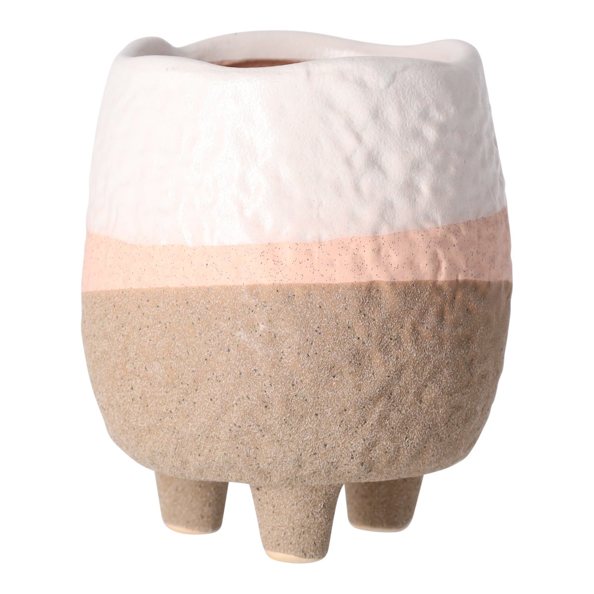 Vaas op voet Callac 11 x 12 cm roze Vaas op voet Callac 11 x 12 cm roze