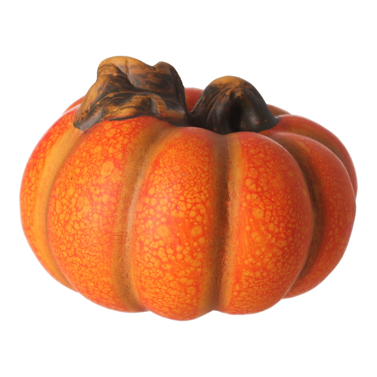 Pompoen deco 11 cm oranje Pompoen deco 11 cm oranje