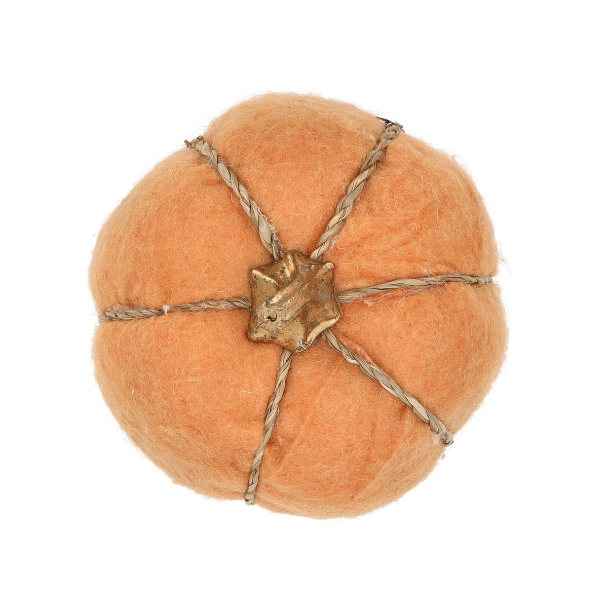 Pompoen vilt orange 13 cm Pompoen vilt orange 13 cm