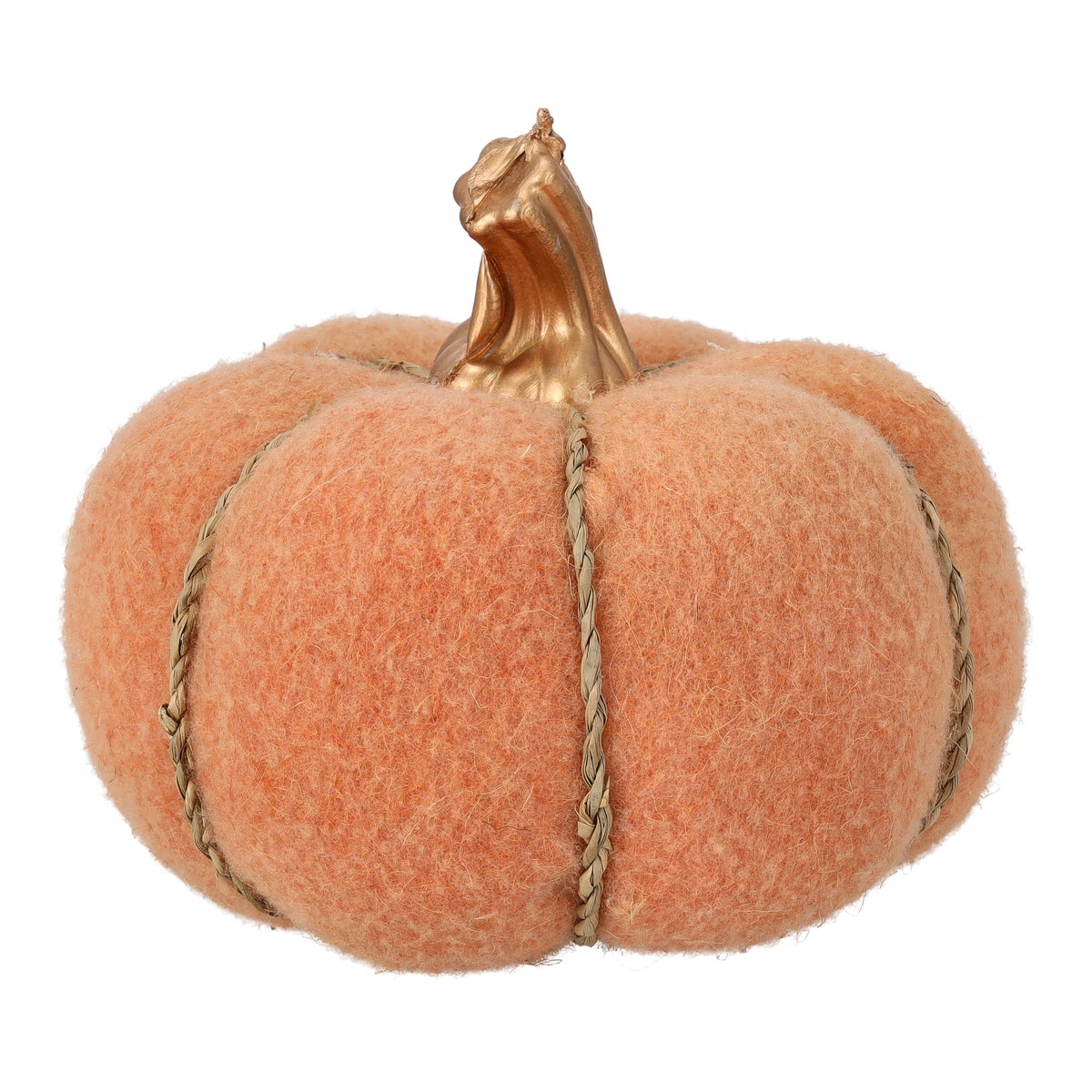 Pompoen vilt oranje 17 cm Pompoen vilt oranje 17 cm