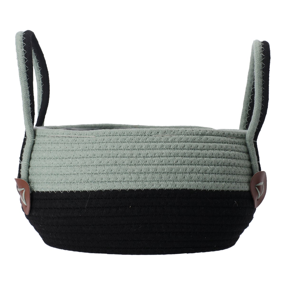 Mand Vertain 27 cm groen/zwart Mand Vertain 27 cm groen/zwart
