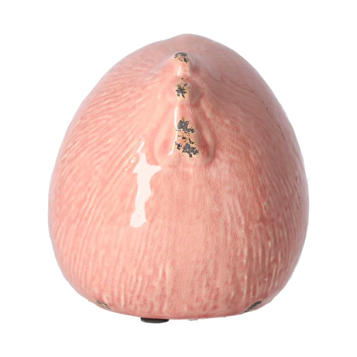 Kip keramiek 14 cm antiek roze Kip keramiek 14 cm antiek roze