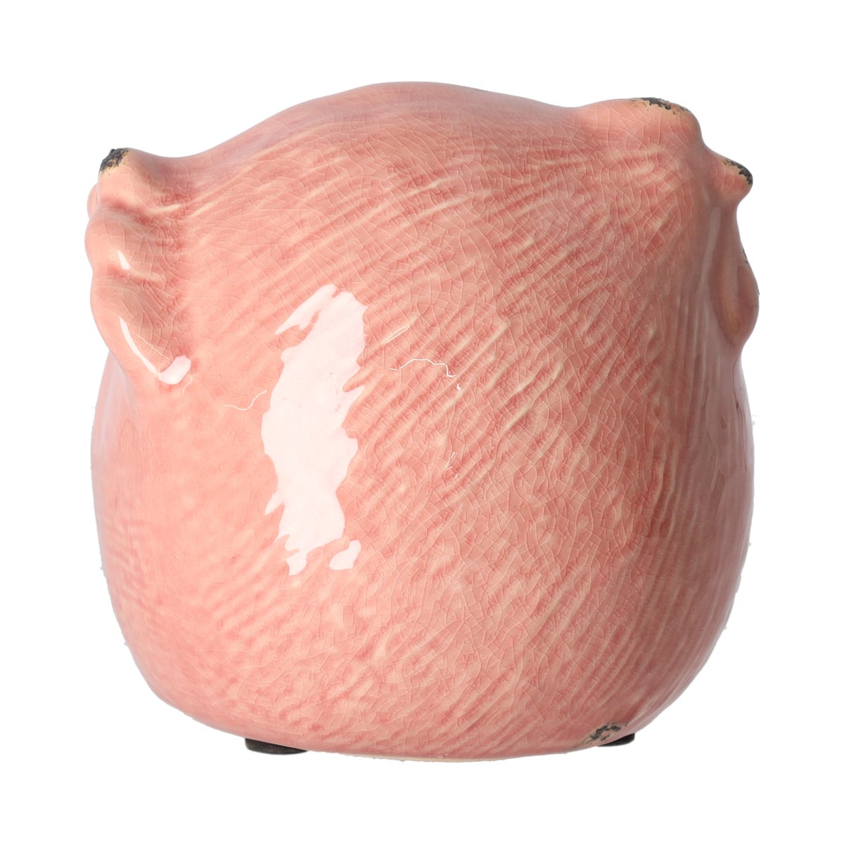 Kip keramiek 14 cm antiek roze Kip keramiek 14 cm antiek roze