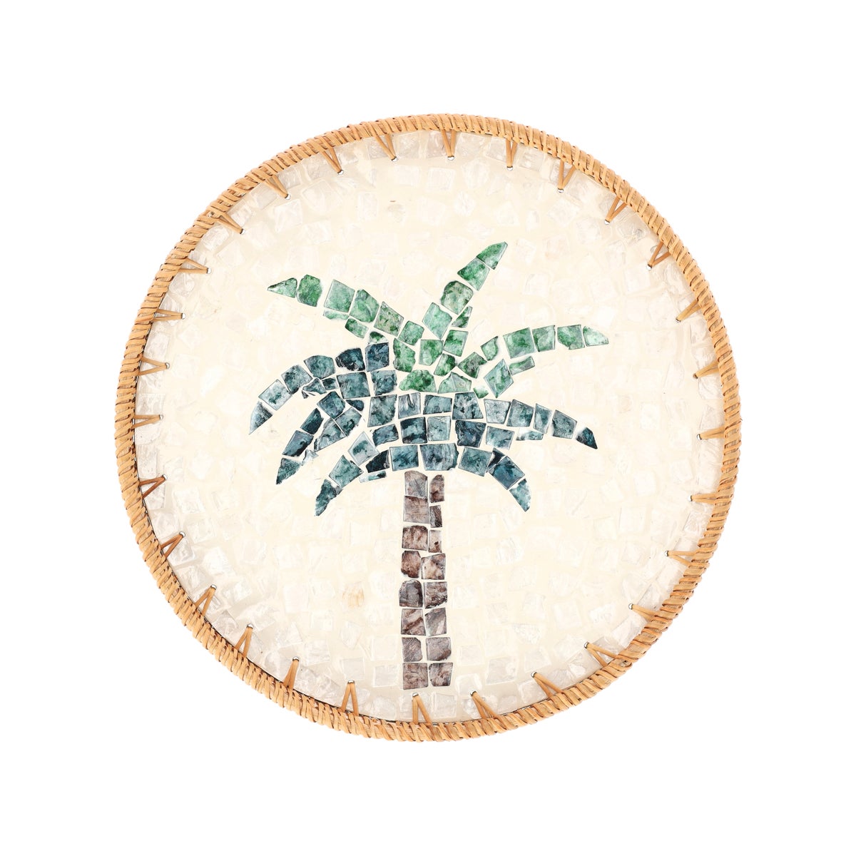 Dienblad capiz palm 34 cm Dienblad capiz palm 34 cm