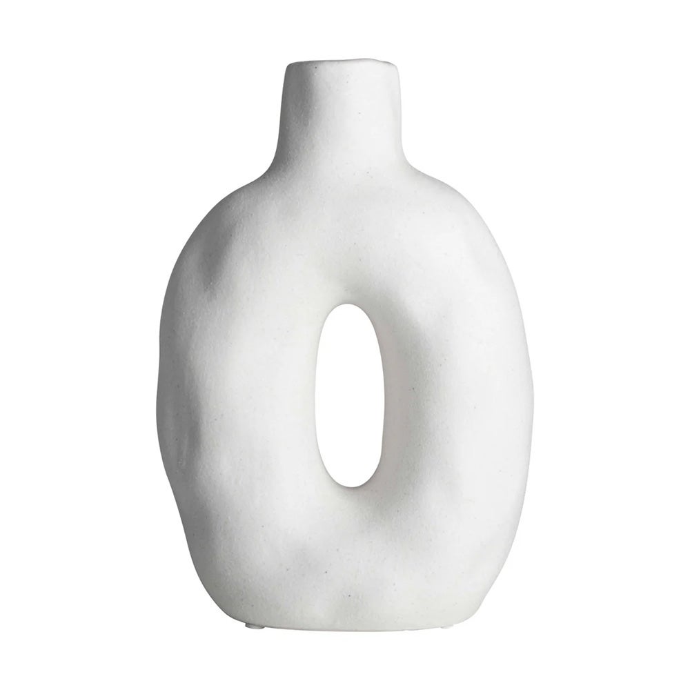 Vaas rond 22 cm wit Vaas rond 22 cm wit