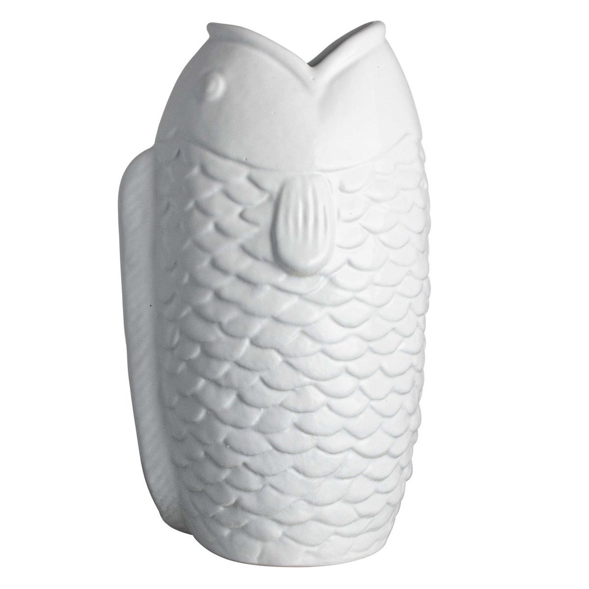 Vaas vis 26 cm wit Vaas vis 26 cm wit