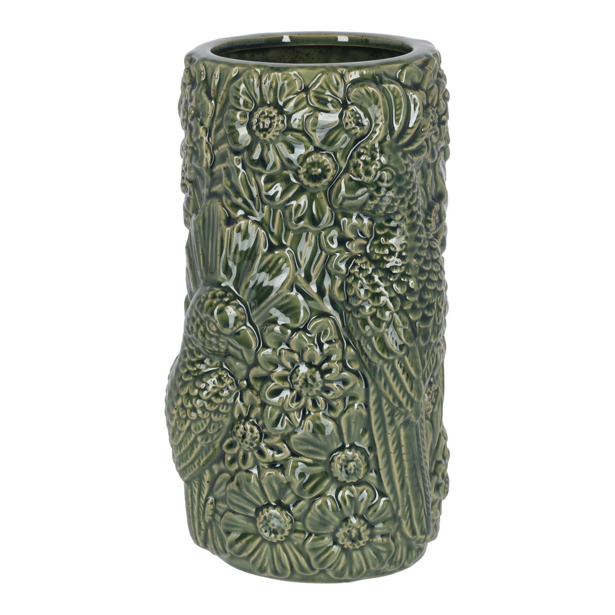 Vaas parrot 15 x 28 cm groen nc Vaas parrot 15 x 28 cm groen nc