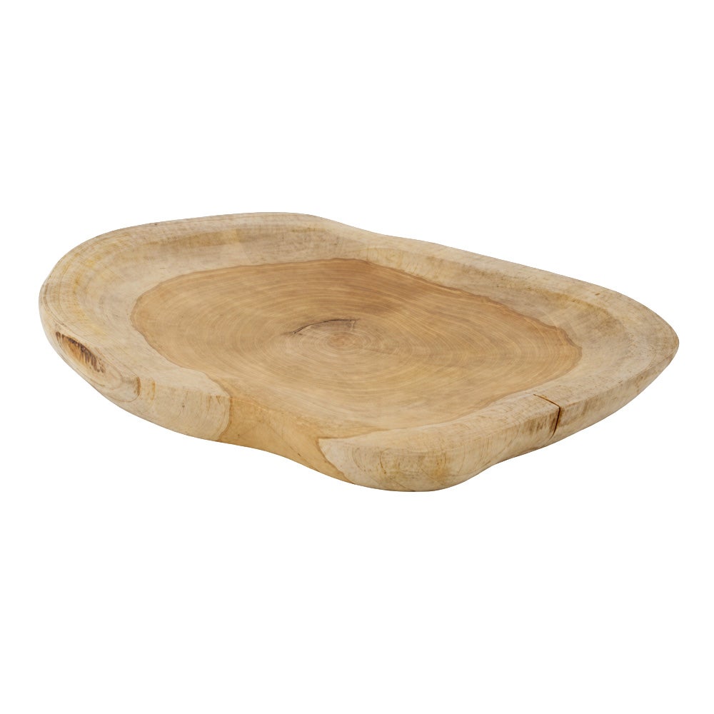 Tray teak organic 28 x 18 cm nc Tray teak organic 28 x 18 cm nc