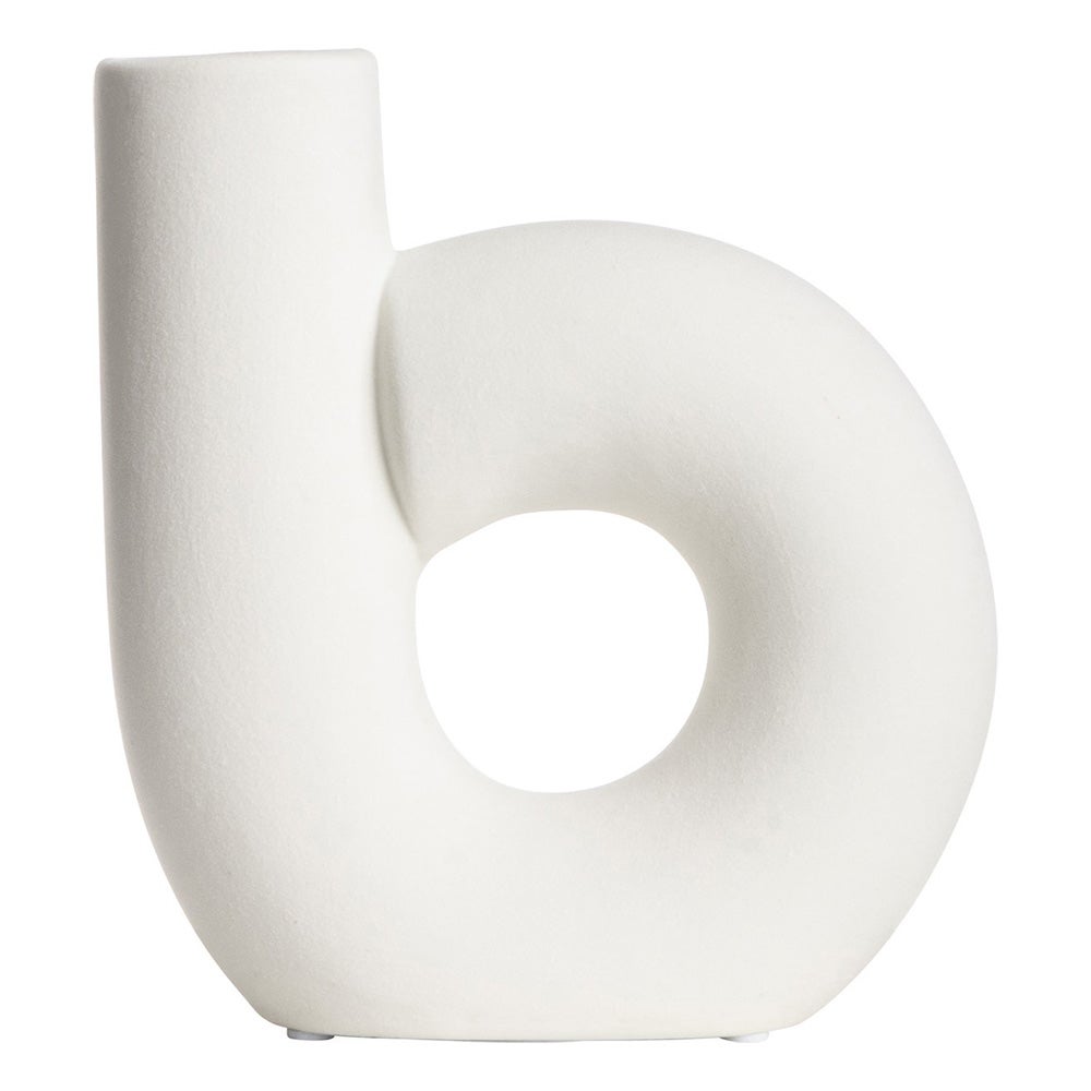 Vaas b-vorm 15 cm wit Vaas b-vorm 15 cm wit
