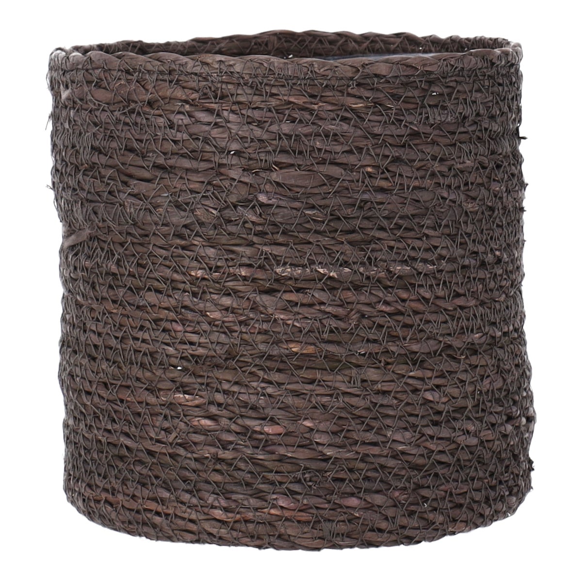 Mand grijs - h18xd18cm Mand grijs - h18xd18cm