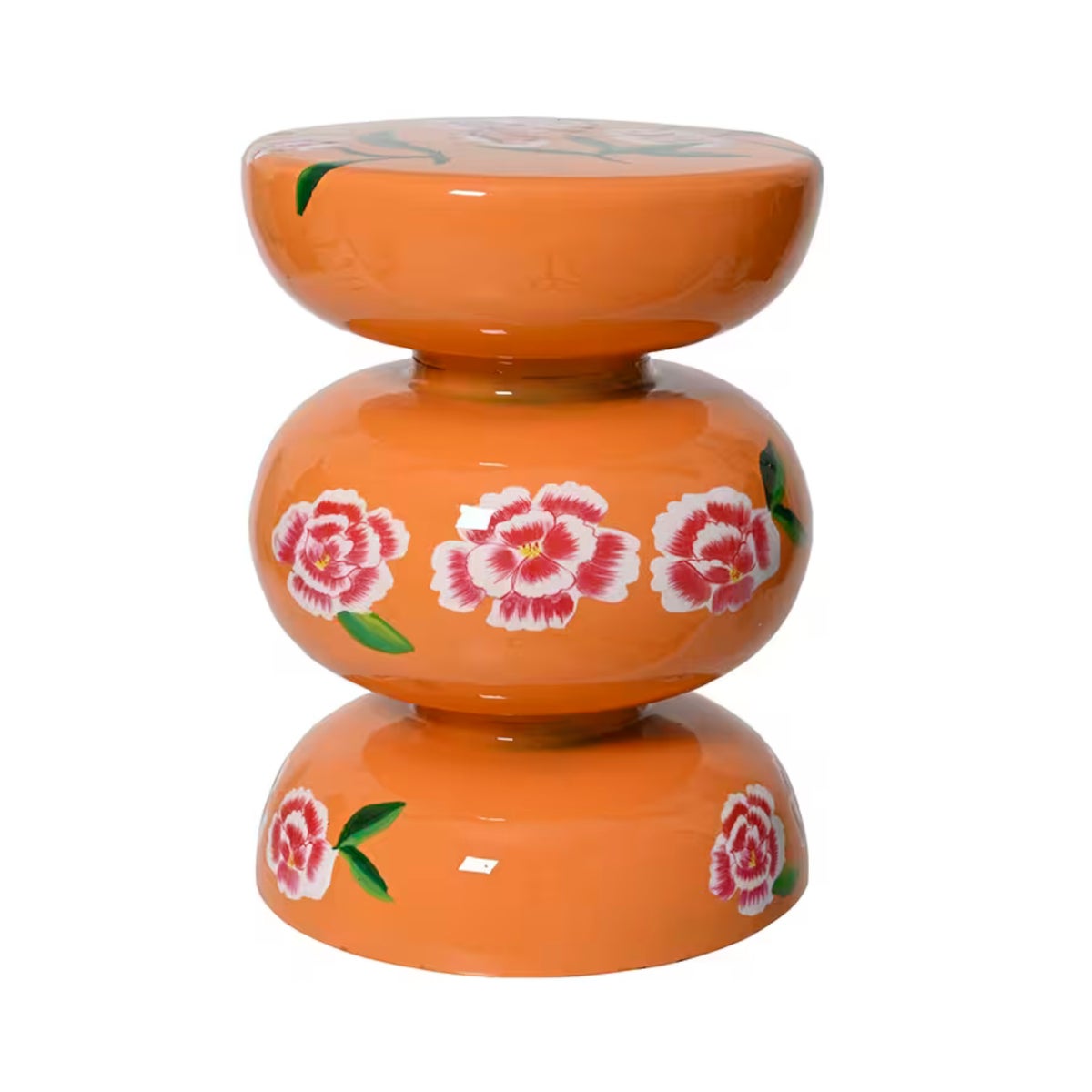 Bijzettafel indoor flower oranje 36 cm Bijzettafel indoor flower oranje 36 cm