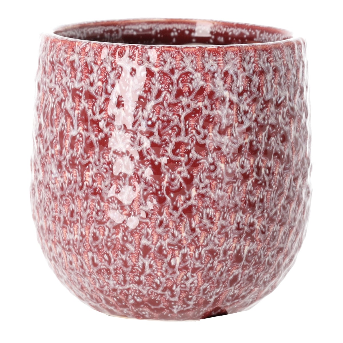 Pot keramiek roze 12 x 11 cm Pot keramiek roze 12 x 11 cm