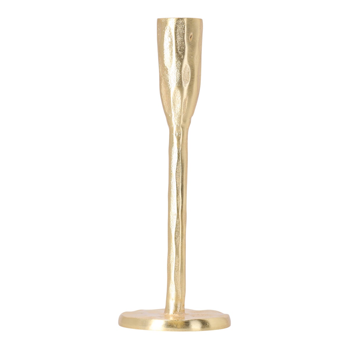Kaarshouder diner metaal goud 20 cm Kaarshouder diner metaal goud 20 cm
