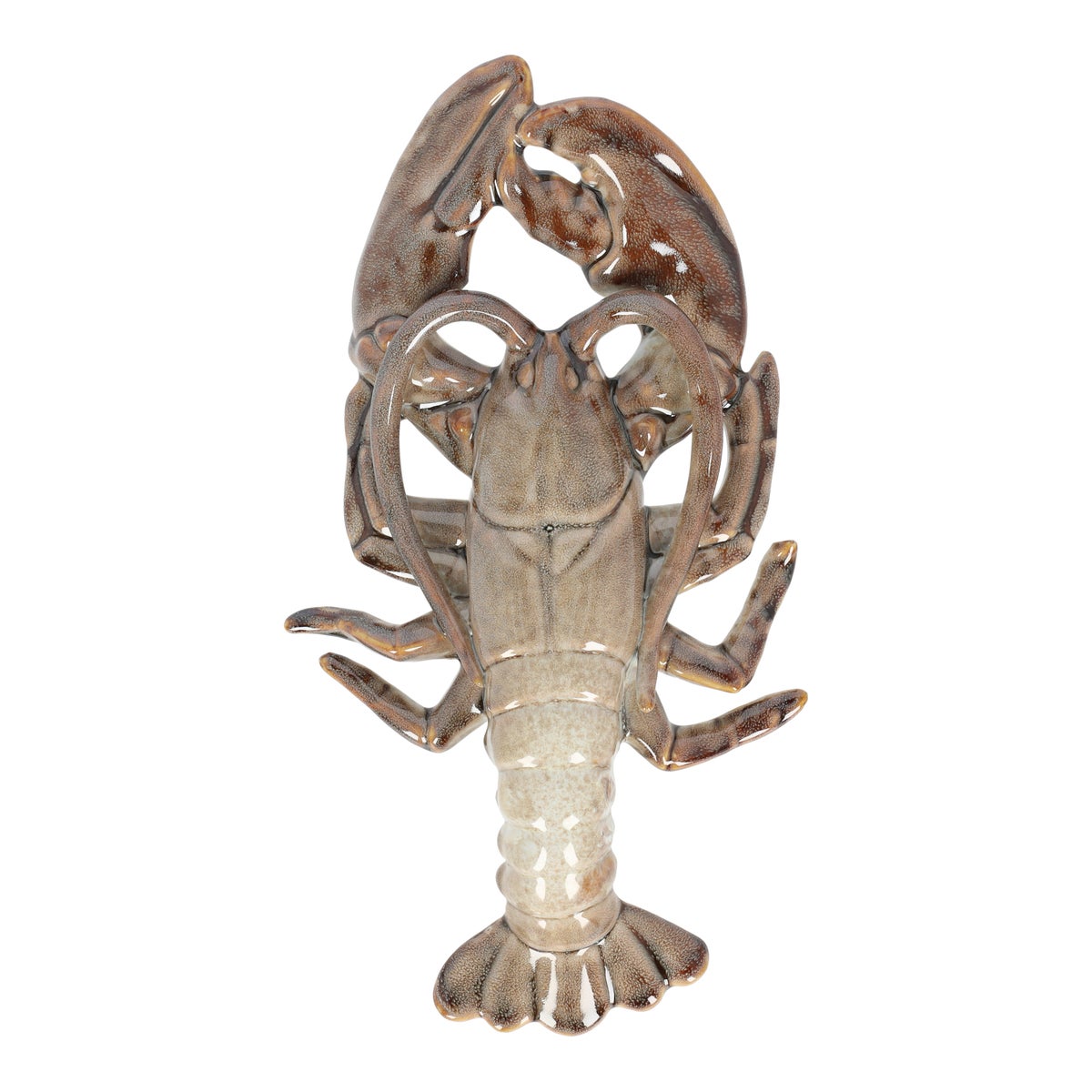 Beeld kreeft keramiek 35 cm nc Beeld kreeft keramiek 35 cm nc