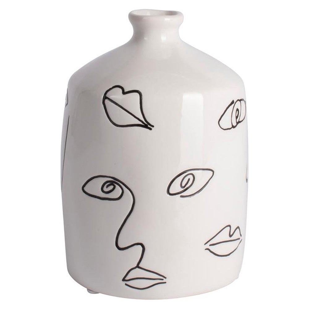 Vaas gezichten 18 cm Vaas gezichten 18 cm