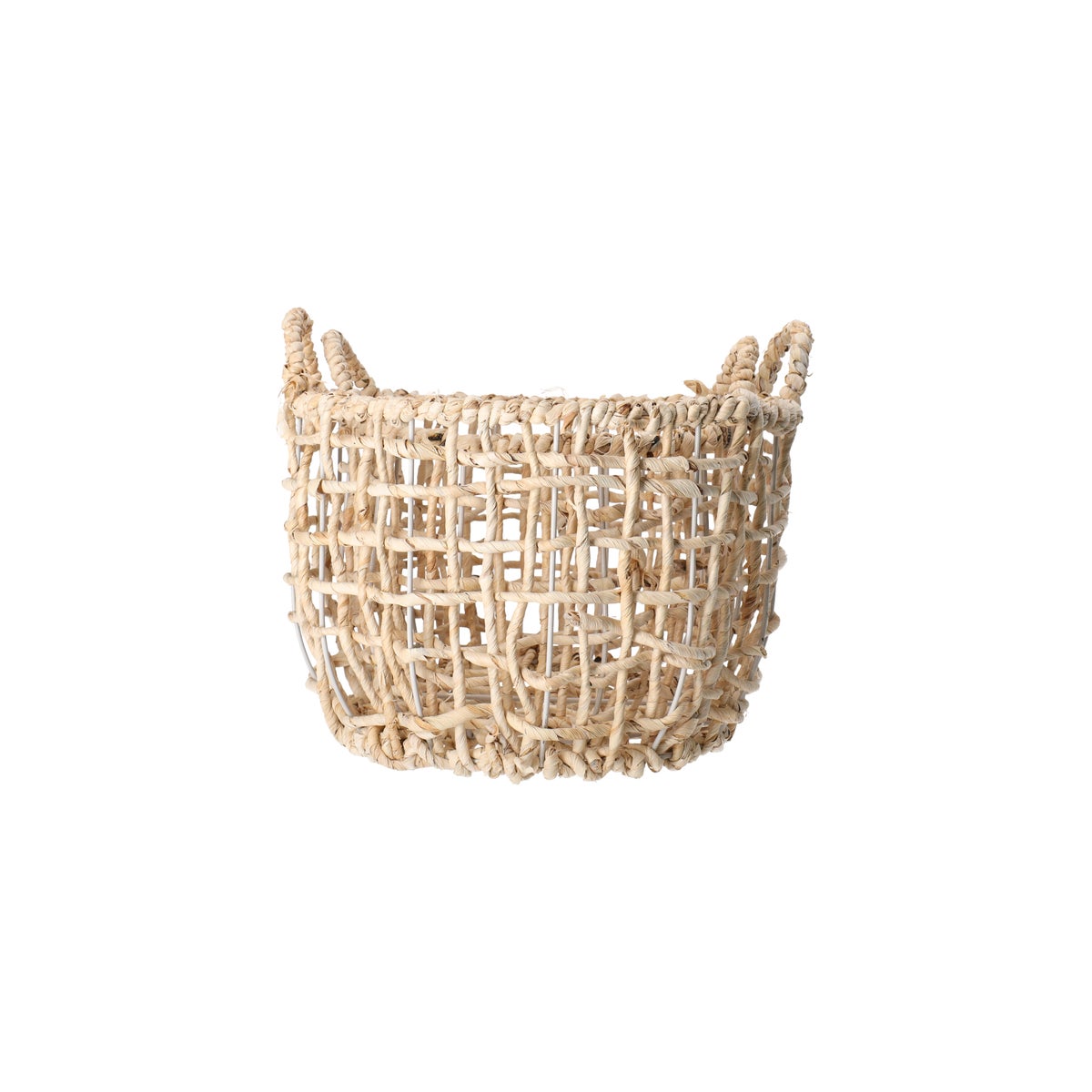 Set van 2 manden wit Set van 2 manden wit