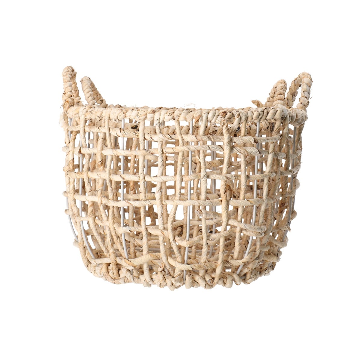 Set van 2 manden wit Set van 2 manden wit