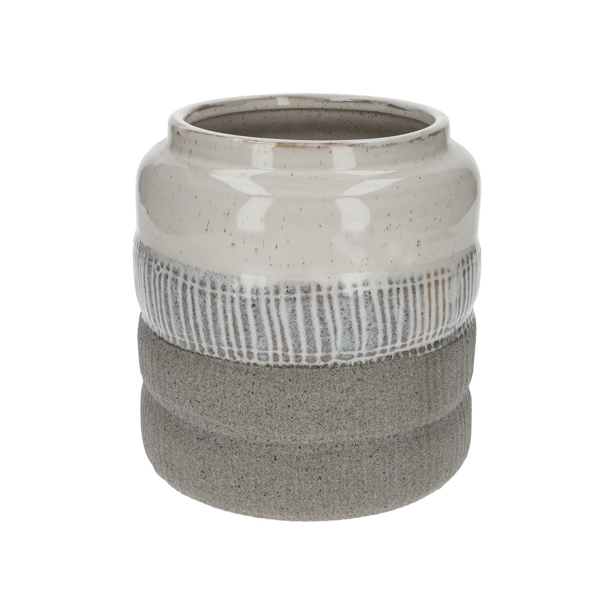 Pot Brignat wit/grijs Pot Brignat wit/grijs