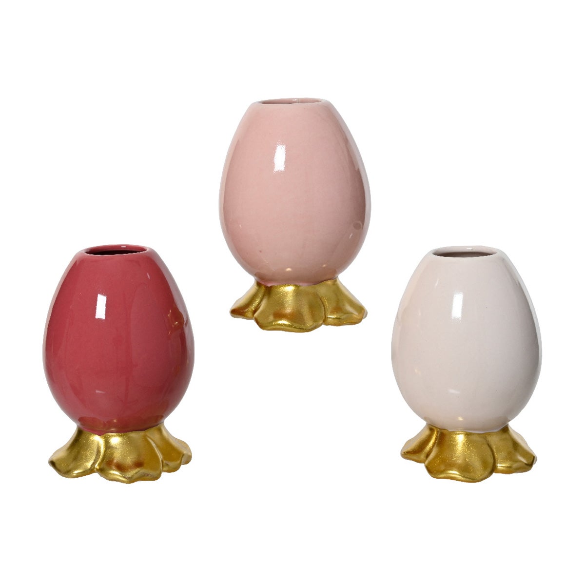 Vaas keramiek 9 cm assorti Vaas keramiek 9 cm assorti