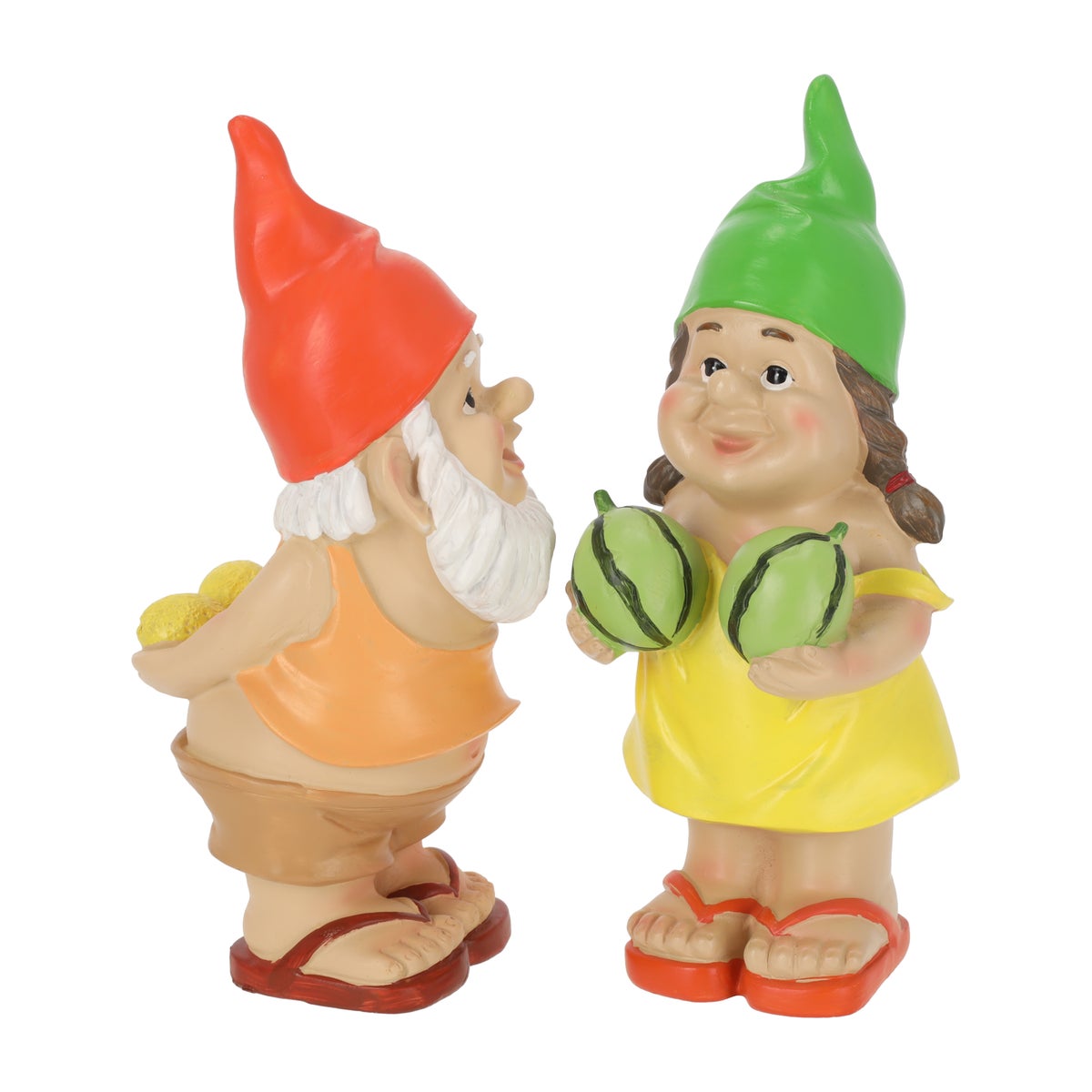 Beeld kabouter fruit 22 cm Beeld kabouter fruit 22 cm