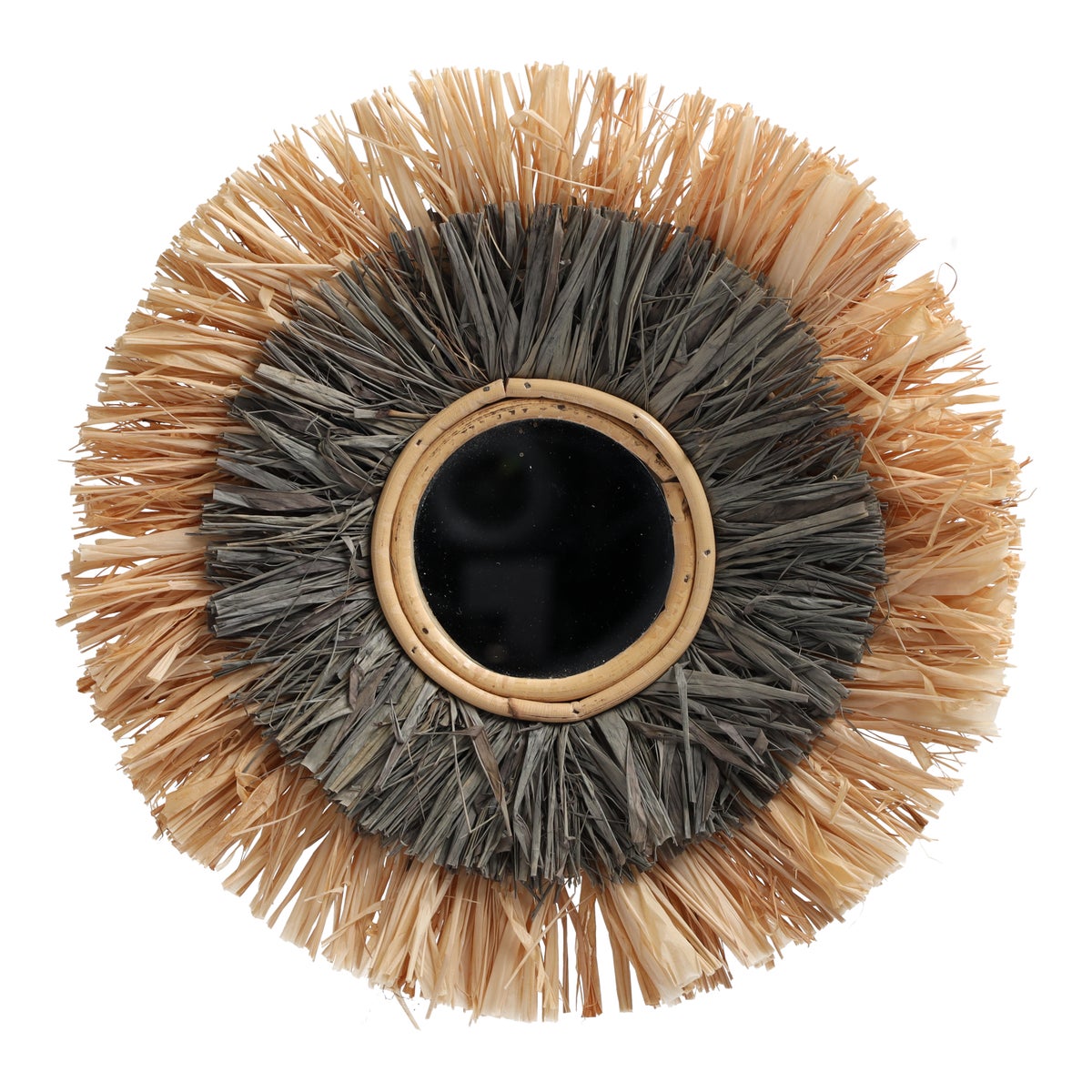 Spiegel Raffia 28 x 3 cm - 2 assorti Spiegel Raffia 28 x 3 cm - 2 assorti