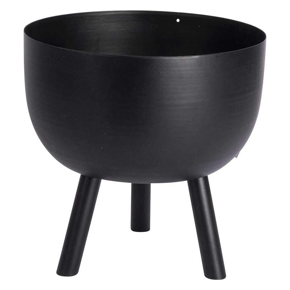 Plantenpot met poot 18 cm zwart Plantenpot met poot 18 cm zwart
