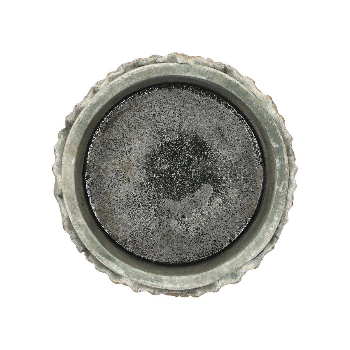 Pot bloem 12 cm cement groen Pot bloem 12 cm cement groen