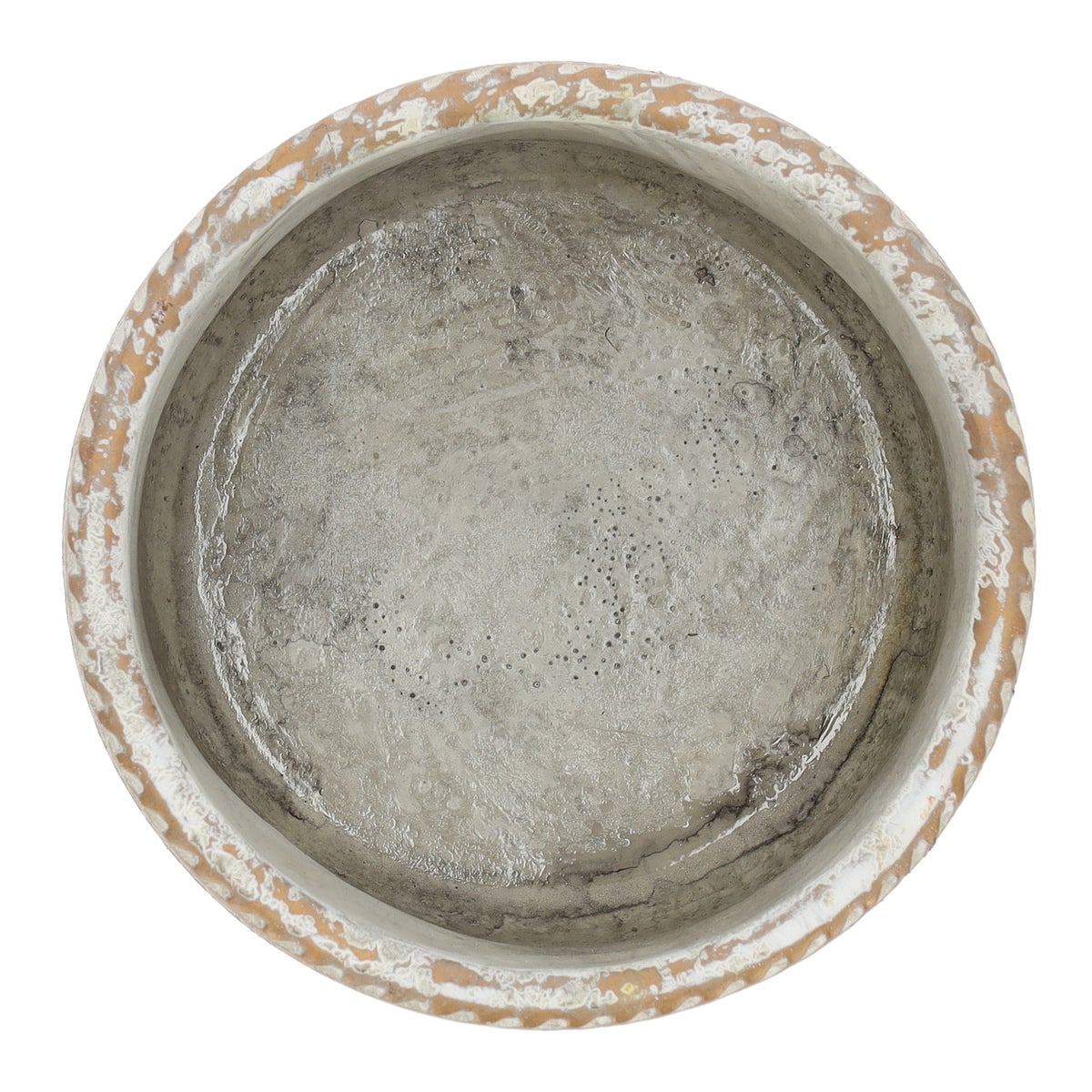 Pot ribbel 17 cm cement Pot ribbel 17 cm cement