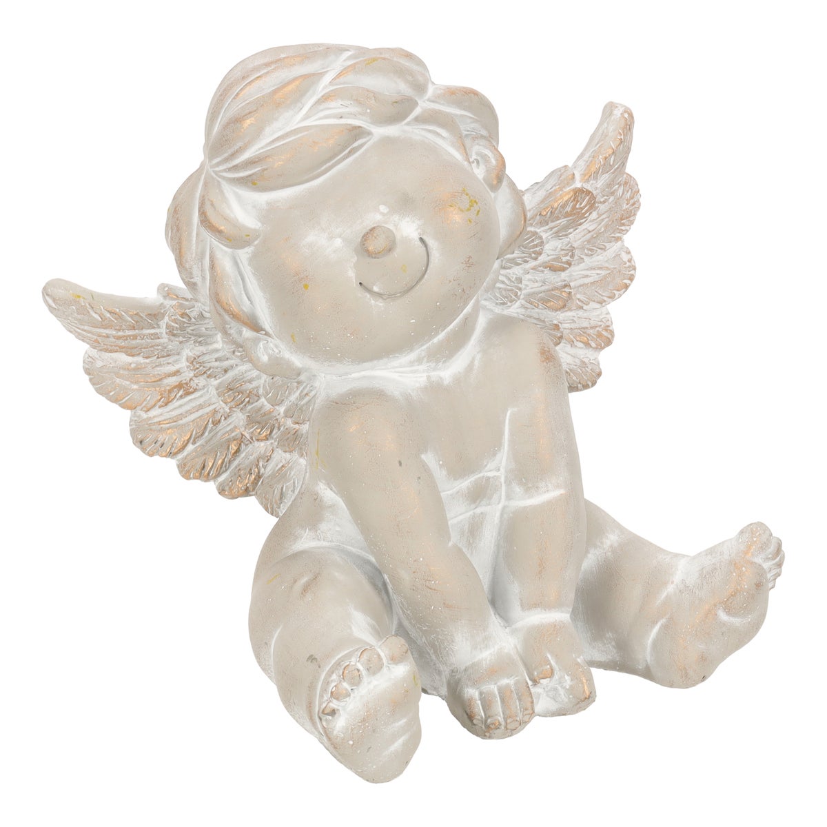 Beeld engel 17 cm cement Beeld engel 17 cm cement