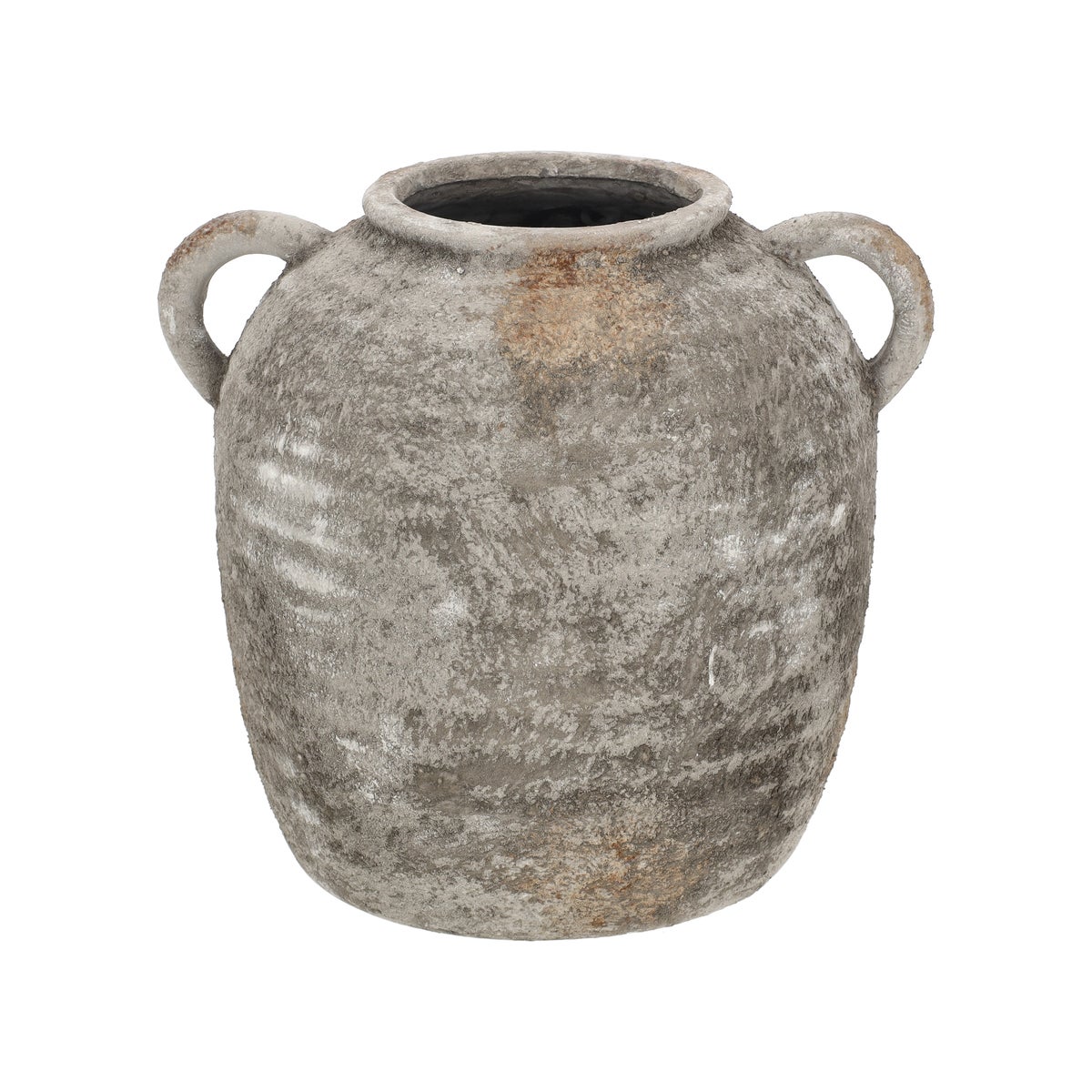 Pot kruik met oren 27 x 24 cm rustiek Pot kruik met oren 27 x 24 cm rustiek