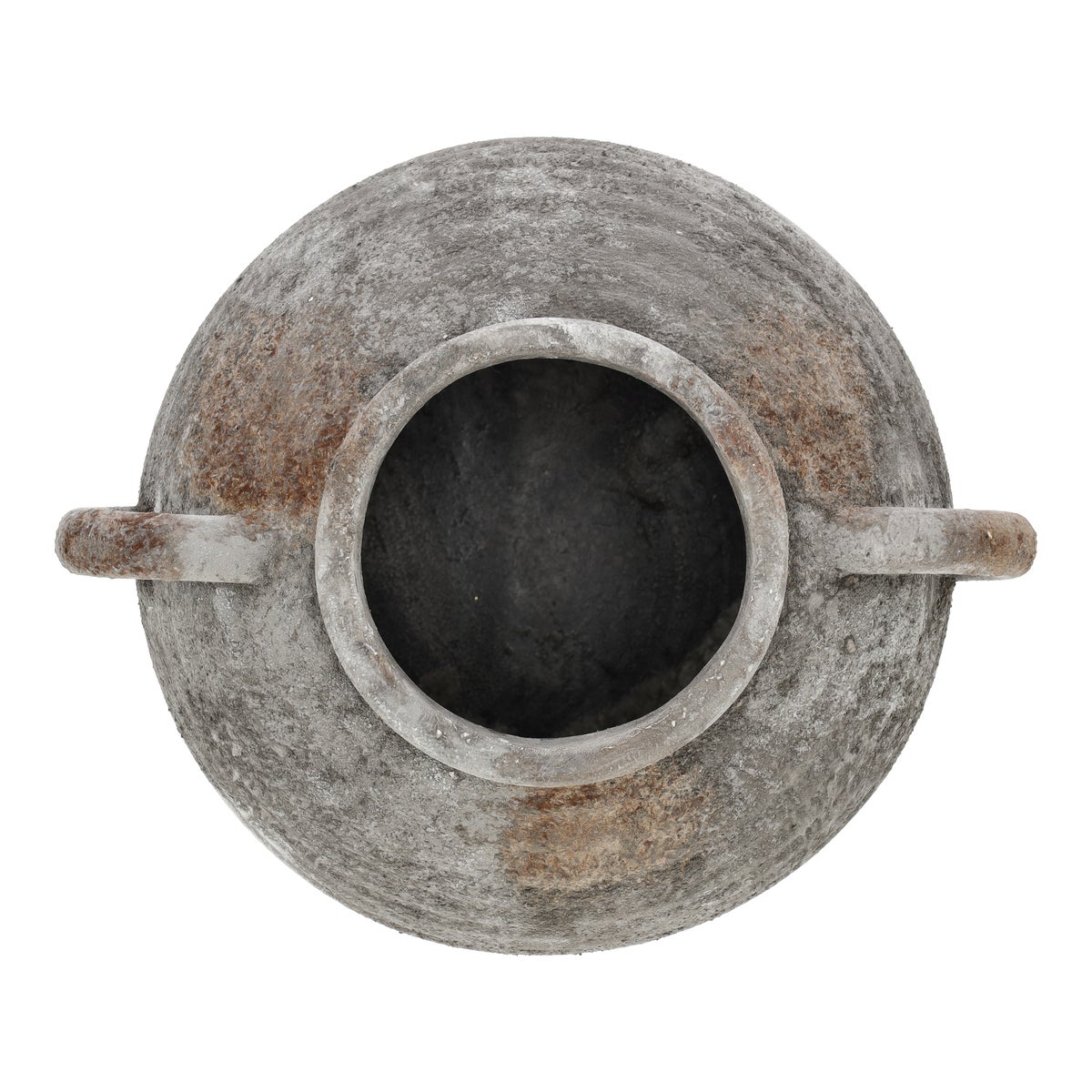 Pot kruik met oren 27 x 24 cm rustiek Pot kruik met oren 27 x 24 cm rustiek