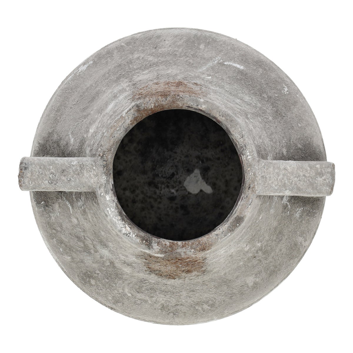 Pot kruik met oren 19 x 16 cm rustiek Pot kruik met oren 19 x 16 cm rustiek